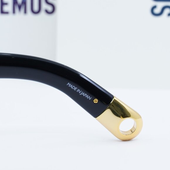 Jacquemus CARRE ROND JAC/10 C1 Geometric Sunglasses - Black\Grey - Picture 10 of 11